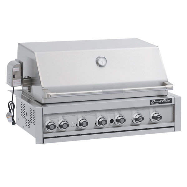 Barbeques Galore Grand Turbo 7Burner BuiltIn Natural Convertible Gas